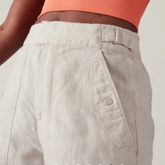 NWT. ATHLETA WOMEN’S VOYAGER LINEN PANT - Picture 7 of 12